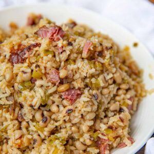 Hopping John (black-eyed peas and Rice)